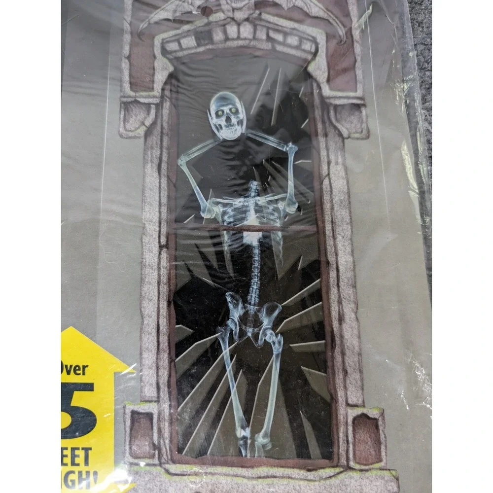 NEW Amscan Scene Setters Add Ons What Lurks Within‎ Skeletons 2 Panels 33.5
